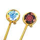 stainless steel gold stirring spoon